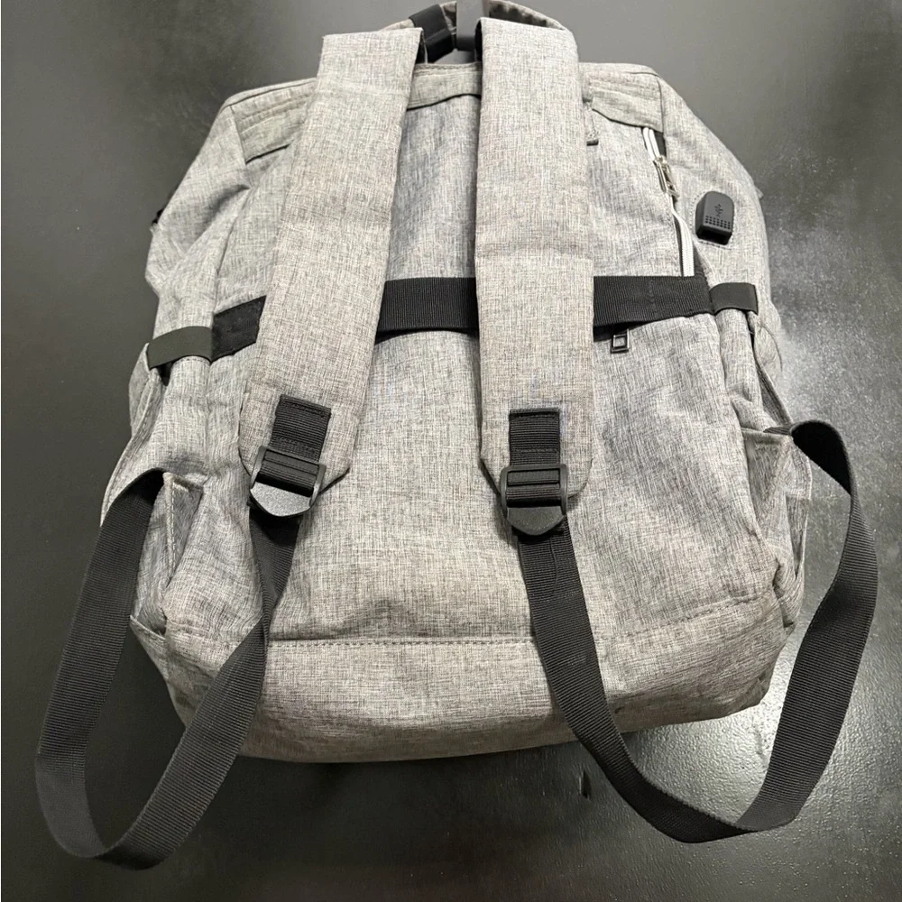 Sleek Gray Lovevook Backpack - Picture 3 of 16